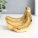 Souvenir Ceramics "Bueau of bananas" gold 8x7.5x7.5 cm