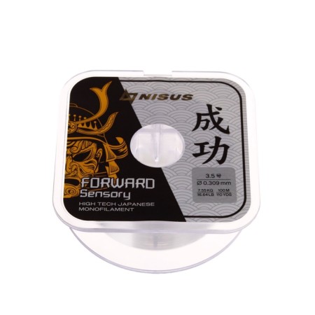 Nisus Forward Sensory fishing line, diameter 0.309 mm, test 7.55 kg, 100 m, transparent