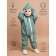 Combineson Children's demi -season quilted amrobaby elf, height 80 cm, mint color