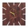 Watch Wall Interior "Square", silent, 27 x 27 cm, natural wood, aa