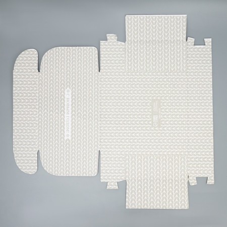 Box the team “Happy New Year!”, White, 27 x 21 x 9 cm, New Year-6