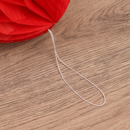 Ball paper decorative, diameter 20 cm, col. red-1