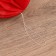 Ball paper decorative, diameter 20 cm, col. red
