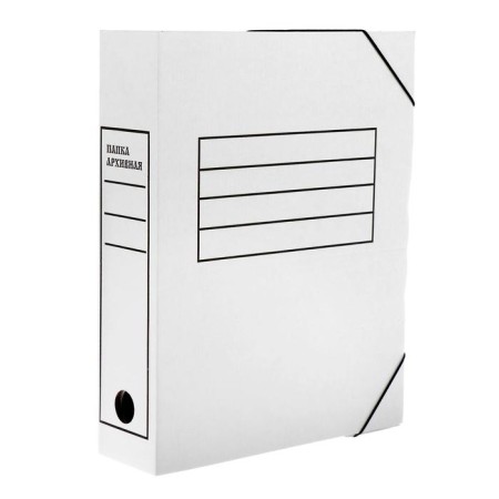 Archive folder on gum Calligrata, microgofrod, 75 mm, white, up to 700 liters-3