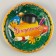 A disposable paper plate "graduate", 18 cm