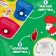 Cardboard book with Velcro "Magic Velcro", 12 pp., 18 Velcro, Blue Tractor