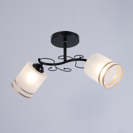 Marty 2he27 40w Black 47x26 cm chandelier-1