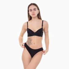 Women's bra, black color, size 85V
