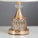 Elegy light lamp E27 40W gold 26x26x39 cm