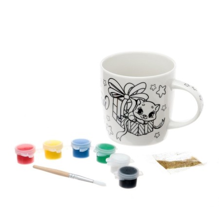 New Year's set for creativity. Mug for coloring "New Year! Dream ", 300 ml-2