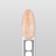 Geld Potal nail polish gel, 3 phase, 8 ml, led/uv, color (055)