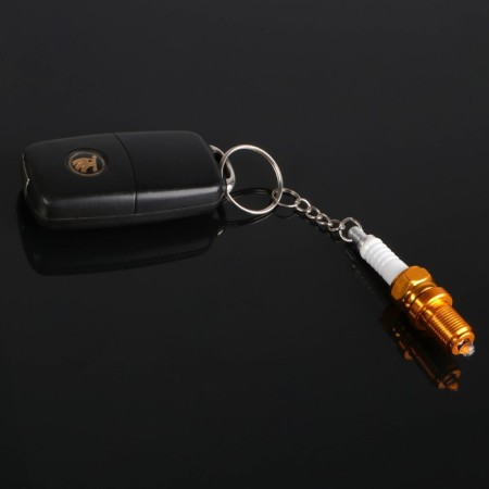 Cartage key key, a candle with a flashlight, golden-1