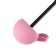 Gift set fan and umbrella, pink