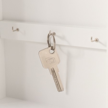 Keywood tree 6 hooks "Floor Fill" aged white 6x22x30 cm-4
