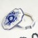 Great box, 15 x 9 x 5 cm, gzhel, cobalt