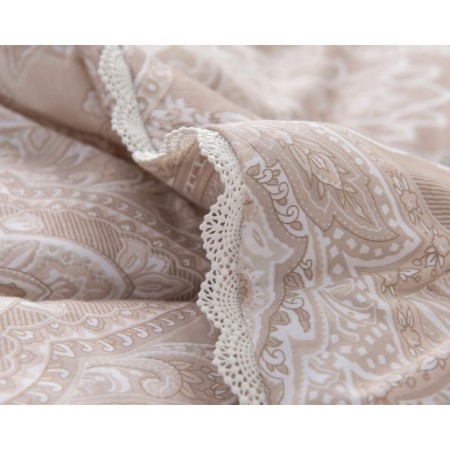 Blanket "Babylon", size 160x220 cm, beige color-4