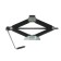 The rombic tundra jack, with a rubber support, lifting height 100 - 400 mm, 2 tons