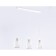 Suspended Ambrella Light, Traditional, TR3536, 3HE27, white color