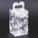 New Year. Box Gift New Year's Folding PVC Metel 12 x 7 x 7 cm.