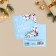 Mini-postcard "Fulfillment of desires", 7 x 7 cm, New Year