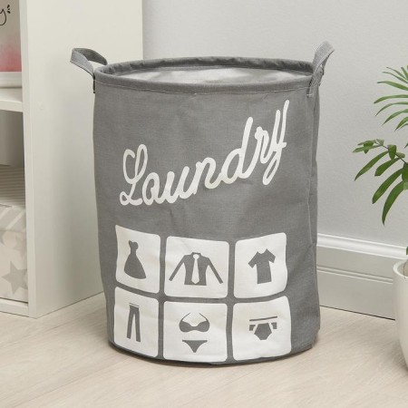Besstal basket "Big washing", 35 × 45 cm, gray color