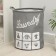 Besstal basket "Big washing", 35 × 45 cm, gray color