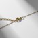 Pendant-cooker "mini" Hams's hand, white-blue color in gold, 38 cm
