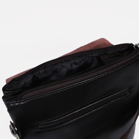 Male bag, brown color-3