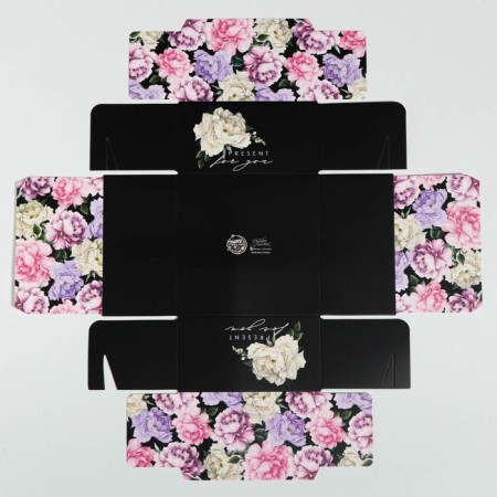Corps for confectionery with PVC cover Present for You, 11.5 x 11.5 x 6 cm-3