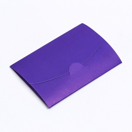 Envenue for a certificate with a Happy Birthday, purple 10.5 x 7-1