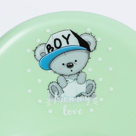 Children's pot with MomMy Love lid, tea tree color-5