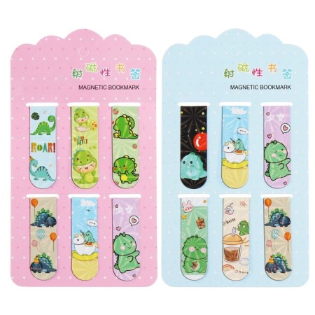 A set of magnetic bookmark for books Calligrata 6 pieces, "Dragons", mix-2