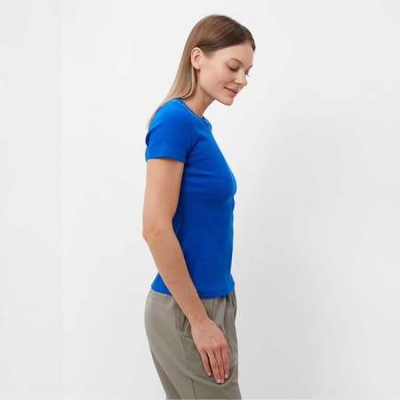 T-shirt female, color bright blue, size S (42)-2