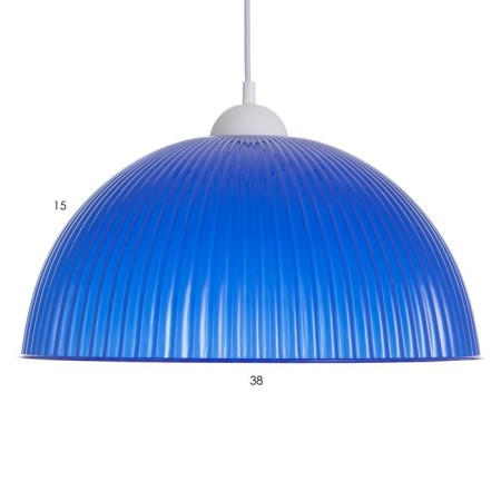 Bayerlux suspension Bayerlux "Wave" E27 15W blue 40x40x18 (+60) cm-5