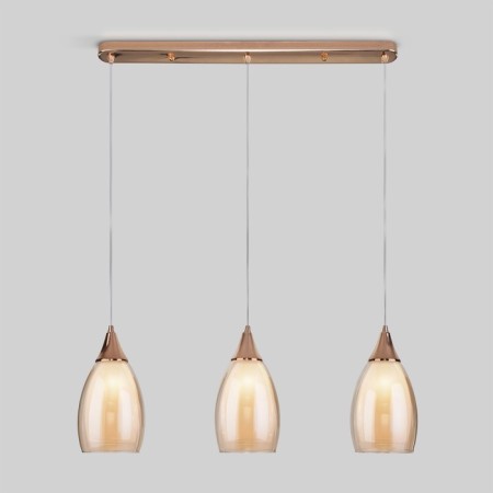 Suspended lamp with glass ceiling Cosmic, 15W, E14, 62x12 cm-2
