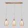 Suspended lamp with glass ceiling Cosmic, 15W, E14, 62x12 cm