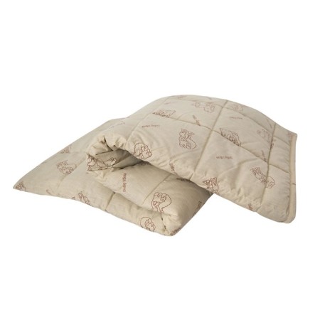 The blanket of the quilted "camel wool", size 200x220 cm-1