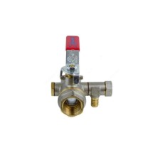 Кран шаровой Aquasfera 1012-01, 1/2", PN 40, внутренняя резьба, со спускником, рычаг