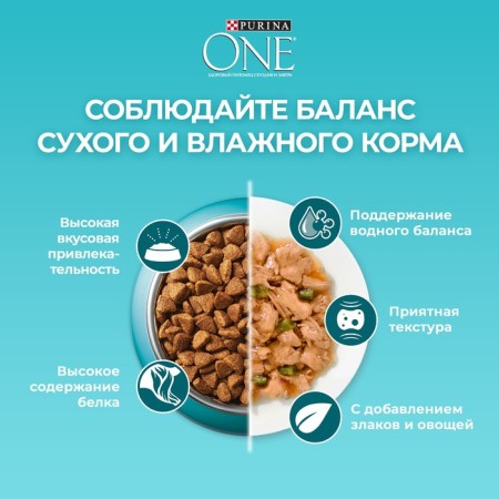 Dry food Purin One for sterilized cats, salmon/wheat, 750 g-8
