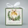 Folding box “Happy New Year!”, Christmas tree decorations, 12 x 12 x 12 cm, New Year