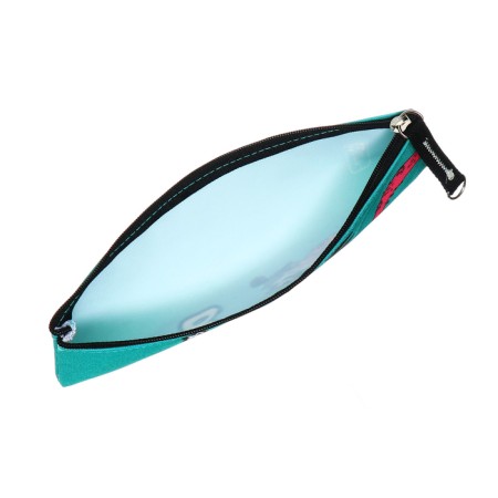 Penal soft, 1 compartment, 60 x 200 mm, flat, phlaming “flamingo” green 61958-4