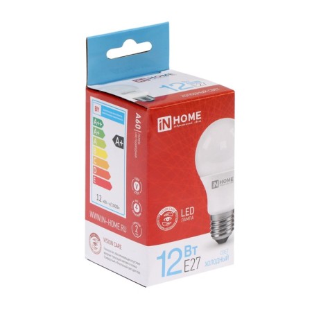 LED lamp In Home LED-A60-VC, E27, 12 W, 230 V, 6500 K, 1140 lm-6