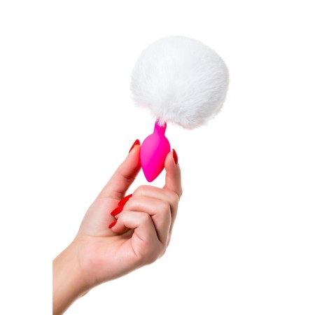 Anal sleeve Todo byfa Sweet Bunny, tail, silicone, d = 2.8 cm, 13 cm, pink color 90768-7