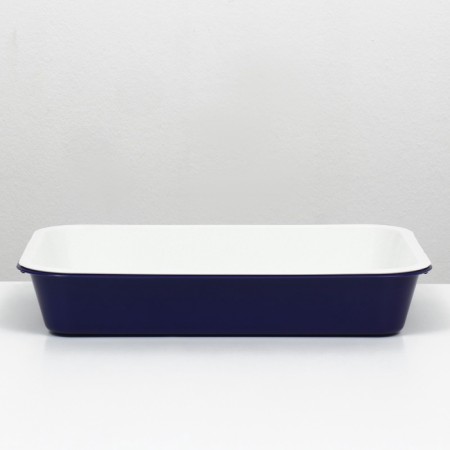 Medium toilet with a mesh of 36 x 26 x 6.5 cm, blue tray/white grid-2