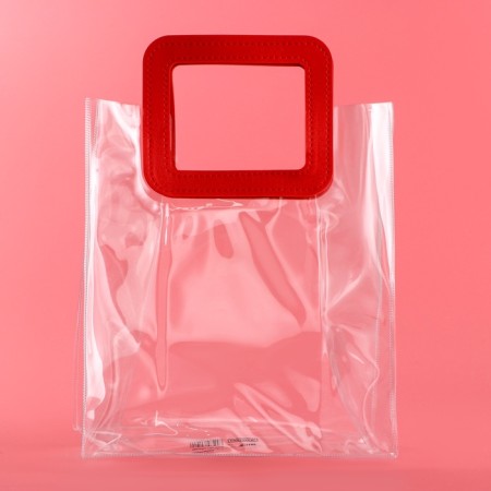 Gift package from PVC, red, 26.5 x 23 x 12 cm-2