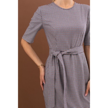 Women's dress, size 56, blue color-2