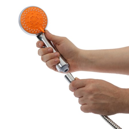 Soul for Zein Z0905, hose 150 cm, holder, watering can 5 modes, orange/chromium-10