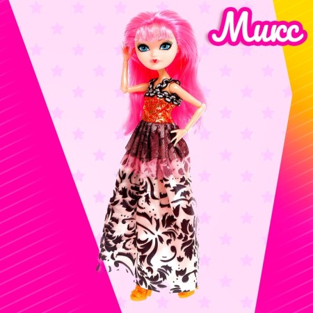 Fashionable hinge doll "Milana", mix-3