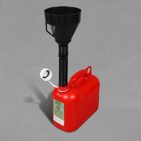 Kanistr Fuel and Manic Ground, 5 L, with a funnel, red-8