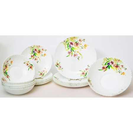 Set of dishes OLAFF "English Garden", 19 items
